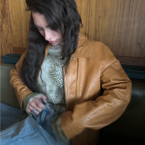 70s leather jacket, unisex - Picture 6 of 7